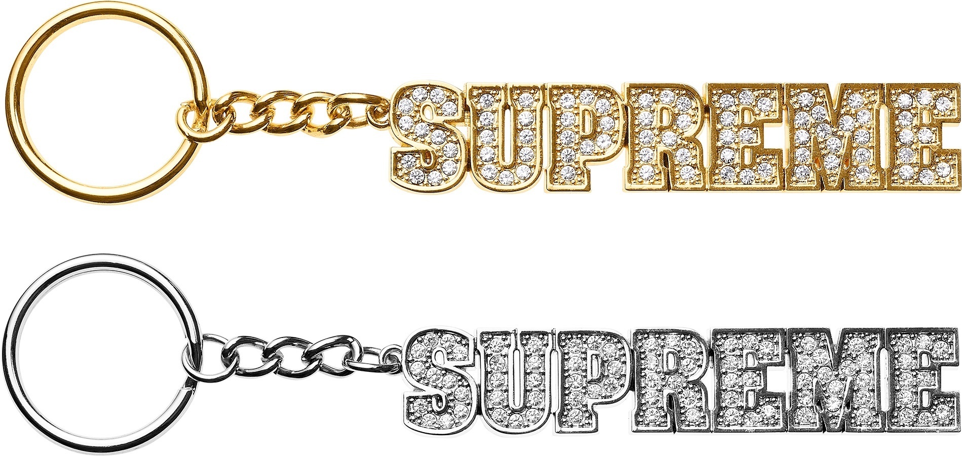 Block Logo Keychain